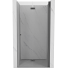 Mexen Mist-F kokkupandavad dušiuksed parempoolsed 80 cm, läbipaistev, püssmetall - 8A6-080-000-95-00-P