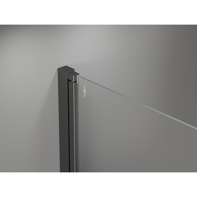 Mexen Mist-F drzwi prysznicowe składane prawe 105 cm, transparent, gun metal - 8A6-105-000-95-00-P