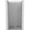 Mexen Mist-F drzwi prysznicowe składane lewe 115 cm, transparent, nikiel szczotkowany - 8A6-115-000-97-00-L