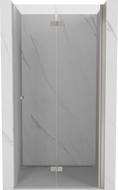 Mexen Mist-F porte de douche pliante droite 80 cm, transparent, nickel brossé - 8A6-080-000-97-00-P
