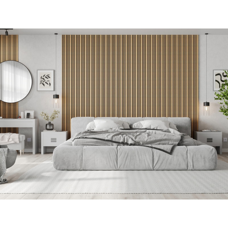 Mexen Lam-F Slim 01 lamele ścienne akustyczne 280 x 36,5 cm, filc 9 mm, fornir techniczny, Dąb Classic - S107-280-01-041