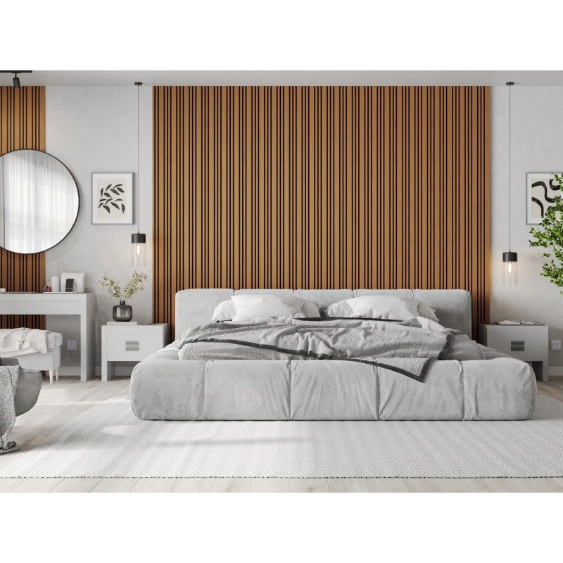 Mexen Lam-F Slim 01 lamele ścienne akustyczne 280 x 36,5 cm, filc 9 mm, fornir techniczny, Dąb Natural - S107-280-01-042