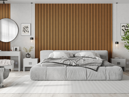 Mexen Lam-F Slim 01 lamelles murales acoustiques 280 x 36,5 cm, feutre 9 mm, placage technique, Chêne Naturel - S107-280-01-042
