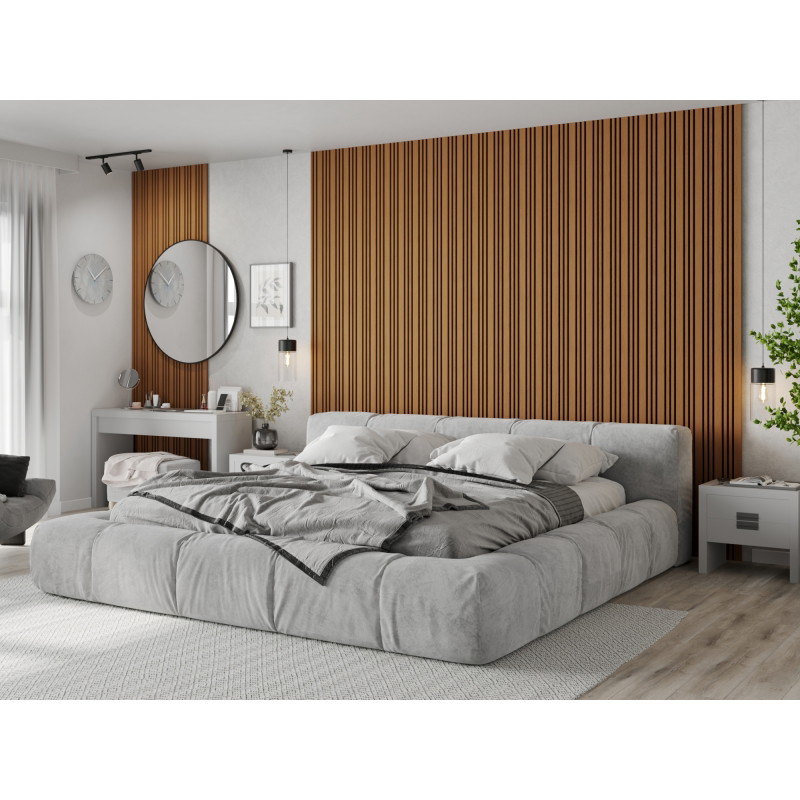 Mexen Lam-F Slim 01 lamele ścienne akustyczne 280 x 36,5 cm, filc 9 mm, fornir techniczny, Dąb Natural - S107-280-01-042