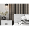 Mexen Lam-F Slim 01 lamele ścienne akustyczne 280 x 36,5 cm, filc 9 mm, fornir techniczny, Szary Dąb - S107-280-01-043