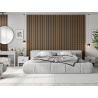 Mexen Lam-F Slim 01 lamele ścienne akustyczne 280 x 36,5 cm, filc 9 mm, fornir techniczny, Ciemny Orzech - S107-280-01-044