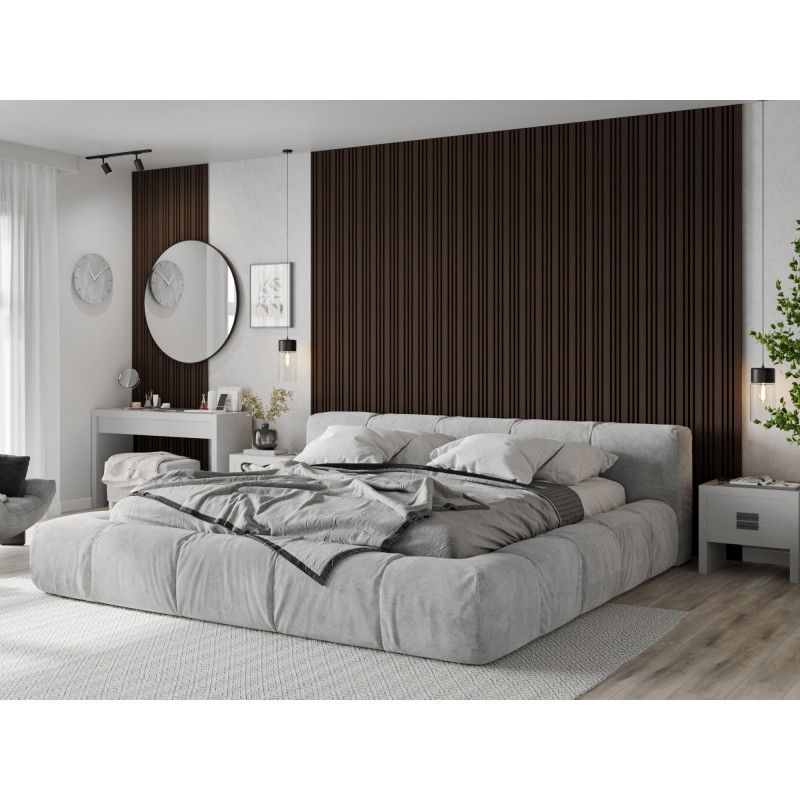 Mexen Lam-F Slim 01 lamele ścienne akustyczne 280 x 36,5 cm, filc 9 mm, fornir techniczny, Dąb Mocca  - S107-280-01-045