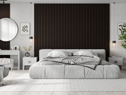 Mexen Lam-F lamas de pared acústicas 275 x 30 cm, fieltro 8 mm, chapa técnica, Roble Dorado - S105-275307-3015-003