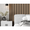 Mexen Lam-F Slim 01 Akustik-Wandpaneele 280 x 36,5 cm, Filz 9 mm, Technisches Furnier, Helle Walnuss - S107-280-01-047
