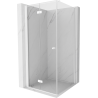Mexen Mist-F cabina de ducha plegable izquierda 100 x 100 cm, transparente, blanca - 8A6T-100-100-20-00-L