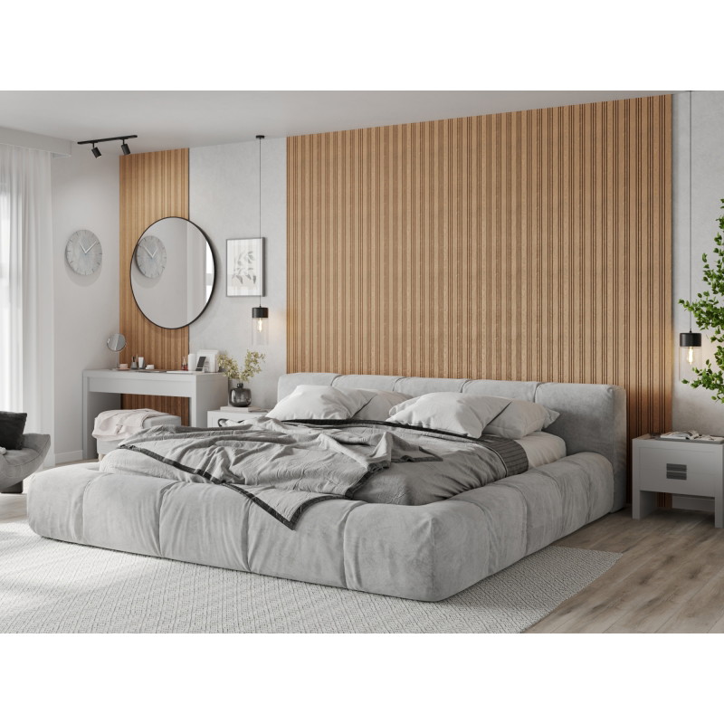 Mexen Lam-F Nano 01 Akustik-Wandpaneele 280 x 32,4 cm, Filz 5 mm, technisches Furnier, Gebleichte Eiche - S108-280-01-040