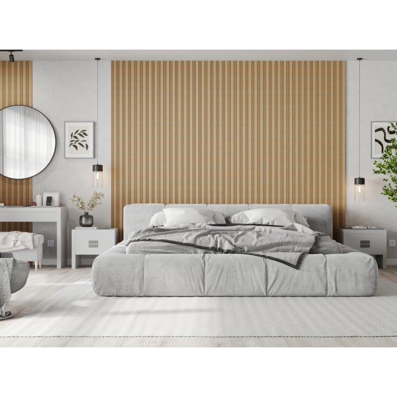 Mexen Lam-F Nano 01 Akustische Wandlamellen 280 x 32,4 cm, Filz 5 mm, technisches Furnier, Eiche Classic - S108-280-01-041