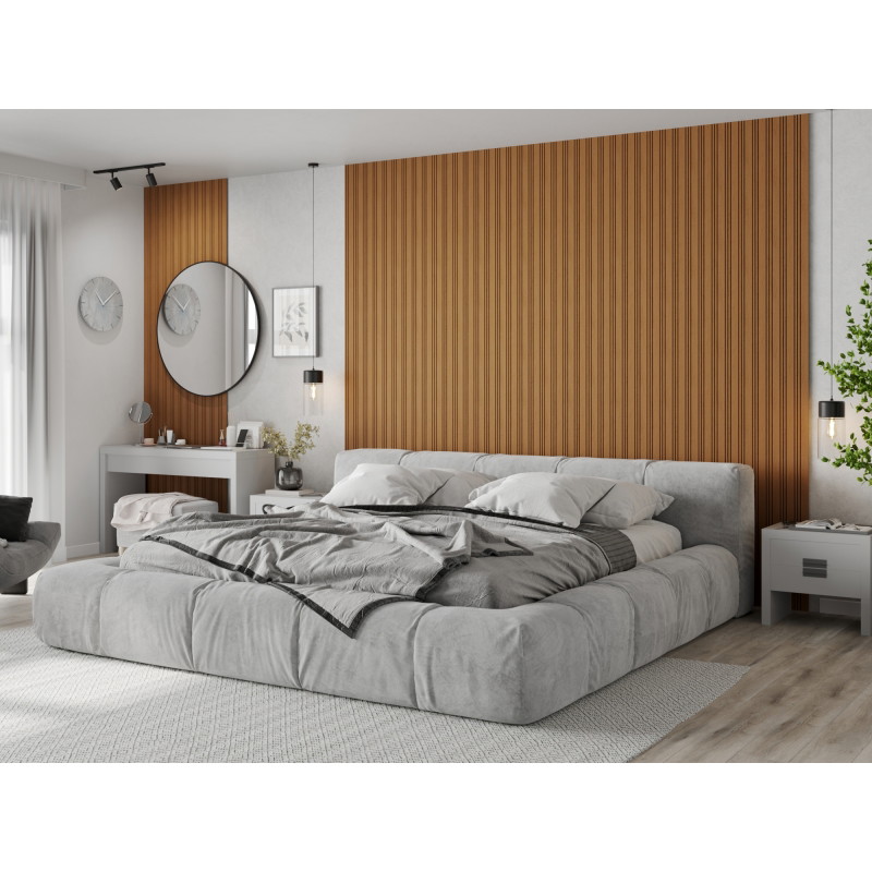 Mexen Lam-F Nano 01 Akustische Wandpaneele 280 x 32,4 cm, Filz 5 mm, technisches Furnier, Natürliche Eiche - S108-280-01-042