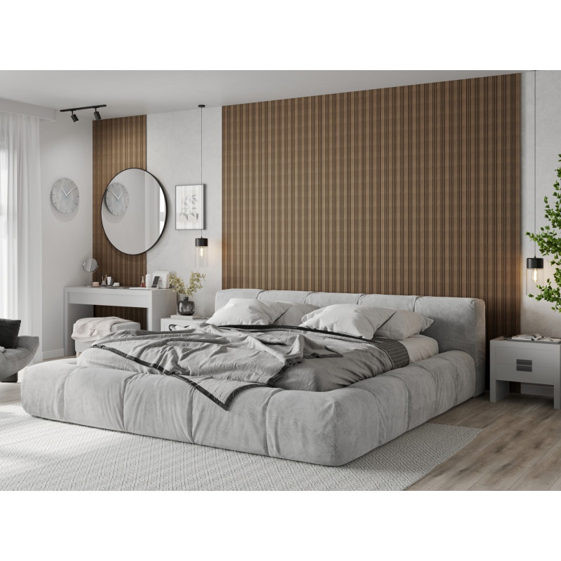 Mexen Lam-F Nano 01 akustische Wandpaneele 280 x 32,4 cm, Filz 5 mm, technisches Furnier, Dunkle Walnuss - S108-280-01-044