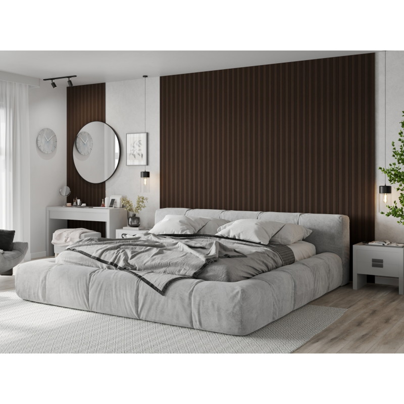 Mexen Lam-F Nano 01 akustische Wandpaneele 280 x 32,4 cm, 5 mm Filz, technisches Furnier, Eiche Mocca - S108-280-01-045