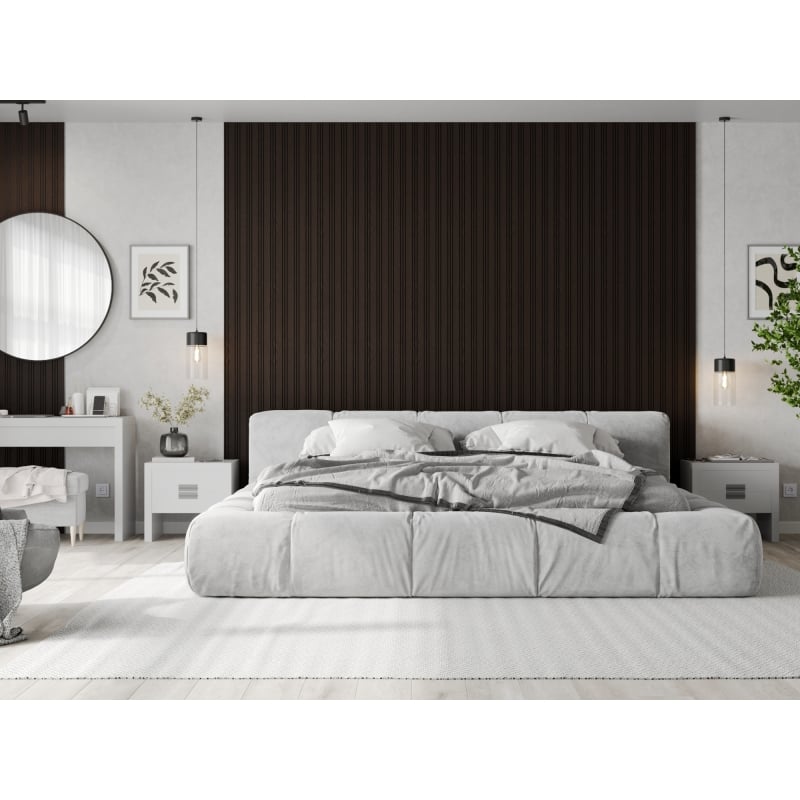 Mexen Lam-F Nano 01 Akustische Wandpaneele 280 x 32,4 cm, Filz 5 mm, technisches Furnier, Schwarze Eiche - S108-280-01-046