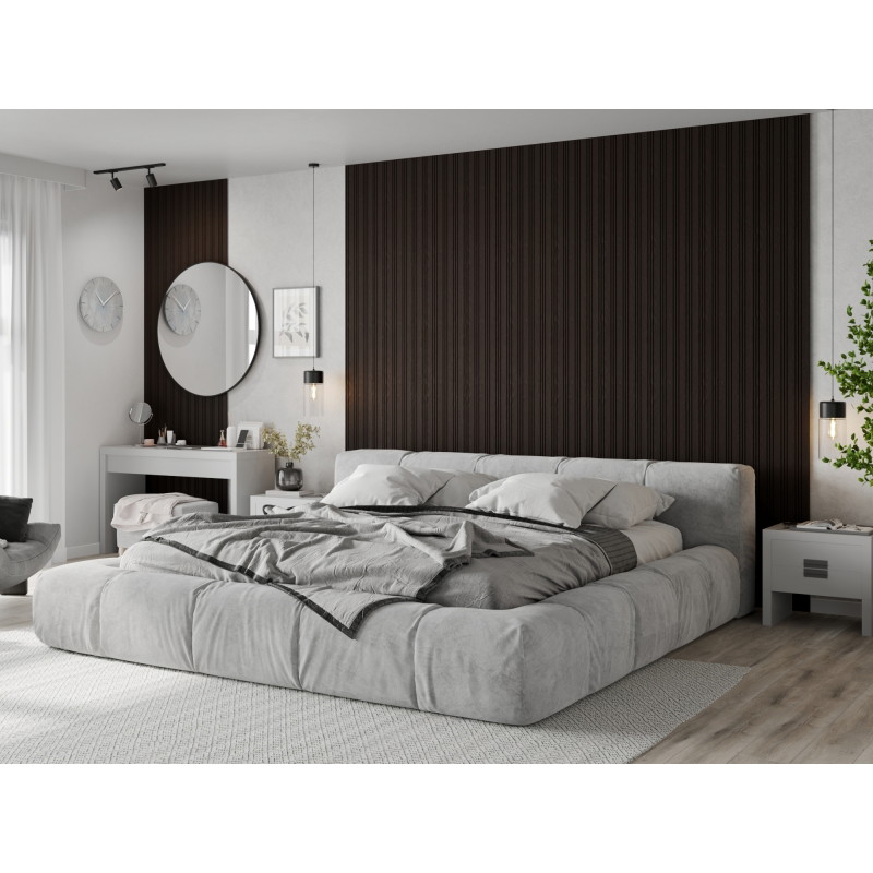 Mexen Lam-F Nano 01 Akustische Wandpaneele 280 x 32,4 cm, Filz 5 mm, technisches Furnier, Schwarze Eiche - S108-280-01-046