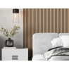 Mexen Lam-F Nano 01 Akustische Wandpaneele 280 x 32,4 cm, Filz 5 mm, technisches Furnier, Helles Nussbaumholz - S108-280-01-047