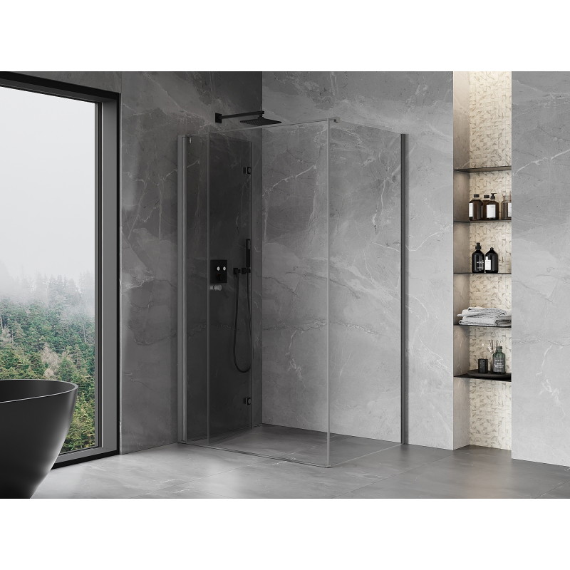 Mexen Mist-F πτυσσόμενη αριστερή καμπίνα ντους 120 x 95 cm, διάφανη,