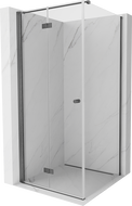Mexen Mist-F πτυσσόμενη αριστερή καμπίνα ντους 120 x 120 cm, διαφανής,