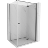 Mexen Mist-F cabina de ducha plegable derecha 120 x 100 cm, transparente, gris arma cepillado - 8A6T-120-100-66-00-P