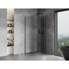Mexen Mist-F folding shower cabin right 110 x 110 cm, transparent, brushed gun gray - 8A6T-110-110-66-00-P
