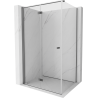 Mexen Mist-F πτυσσόμενη αριστερή καμπίνα ντους 120 x 75 cm, διάφανο, gun metal