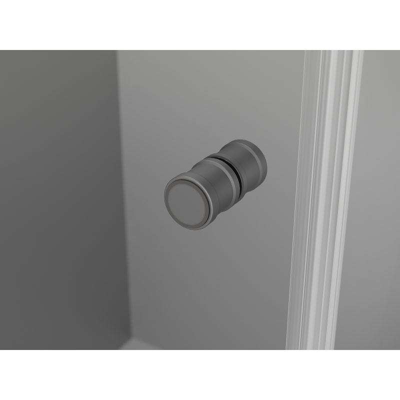 Mexen Mist-F kokkupandav dušinurk, vasak 70 x 80 cm, läbipaistev, püssmetall - 8A6T-070-080-95-00-L