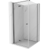 Mexen Mist-F vikbar duschkabin vänster 85 x 85 cm, transparent, gun metal - 8A6T-085-085-95-00-L