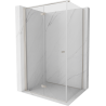 Mexen Mist-F cabine de douche pliante gauche 85 x 75 cm, transparent, nickel brossé - 8A6T-085-075-97-00-L