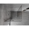 Mexen Mist-F cabine de douche pliante gauche 80 x 80 cm, transparent, nickel brossé - 8A6T-080-080-97-00-L