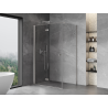Mexen Mist-F inklapbare douchecabine links 115 x 85 cm, transparant, geborsteld nikkel - 8A6T-115-085-97-00-L