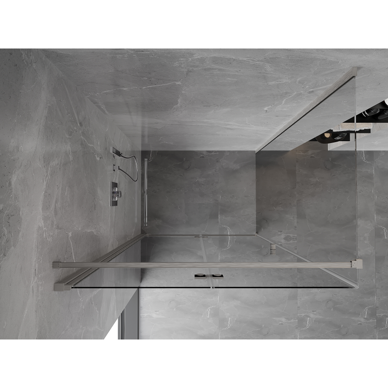 Mexen Mist-F πτυσσόμενη καμπίνα ντους αριστερή 115 x 85 cm, διαφανής,