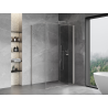 Mexen Mist-F cabina de ducha plegable derecha 105 x 120 cm, transparente, níquel cepillado - 8A6T-105-120-97-00-P