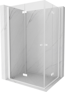 Mexen Mist-F Διπλή πτυσσόμενη καμπίνα ντους αριστερή 105 x 75 cm, διαφανής,