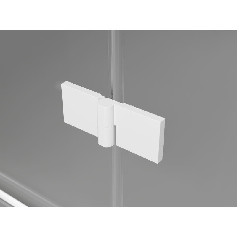 Mexen Mist-F Duo cabina de ducha plegable derecha 70 x 100 cm, transparente, blanca - 8A6-070L-100P-20-00