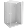 Mexen Mist-F Duo kabina prysznicowa składana prawa 75 x 120 cm, transparent, biała - 8A6-075L-120P-20-00