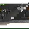 Mexen Carlos fregadero de granito 1,5 senos con grifo de cocina Telma, negro moteado - 6518-76-670200-00