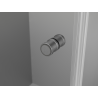 Mexen Mist-F Duo opvouwbare douchecabine rechts 105 x 120 cm, transparant, geborsteld geweergrijs - 8A6-105L-120P-66-00