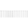 Mexen Mist-F Duo inklapbare douchecabine links 75 x 70 cm, transparant, gun metal - 8A6-075L-070P-95-00