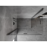 Mexen Mist-F Duo cabine de duche dobrável esquerda 100 x 95 cm, transparente, gun metal - 8A6-100L-095P-95-00