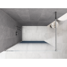 Mexen Kioto ścianka prysznicowa Walk-in 90 x 200 cm, ombre niebieska 8 mm, chrom - 800-090-101-01-46