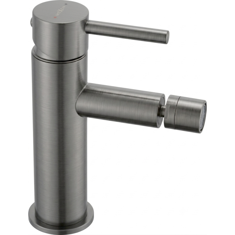 Mexen Elba bateria bidetowa gun gray szczotkowany - 74120-66
