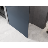 Mexen Kioto ścianka prysznicowa Walk-in 130 x 200 cm, ombre niebieska 8 mm, czarna - 800-130-101-70-46