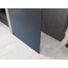 Mexen Kioto ścianka prysznicowa Walk-in 130 x 200 cm, ombre niebieska 8 mm, gun metal - 800-130-101-95-46