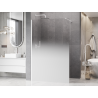Mexen Kioto τοίχος ντους Walk-in 100 x 200 cm, λευκό ομπρέ 8 mm, λευκό - 800-100-101-20-86