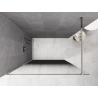 Mexen Kioto Tuš pregrada Walk-in 80 x 200 cm, ombre črna 8 mm, krom - 800-080-101-01-76