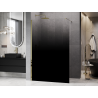 Mexen Kioto Walk-in douchewand 70 x 200 cm, zwarte ombre 8 mm, goud - 800-070-101-50-76