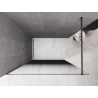 Mexen Kioto duša sienas Walk-in 120 x 200 cm, ombre melna 8 mm, pistoles metāls - 800-120-101-95-76