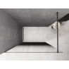 Mexen Kioto paroi de douche Walk-in 80 x 200 cm, ombre noire 8 mm, gun metal - 800-080-101-95-76